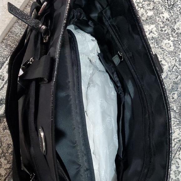 Coach Black Signature Travel Bag/Diaper Bag - Picture 5 of 15